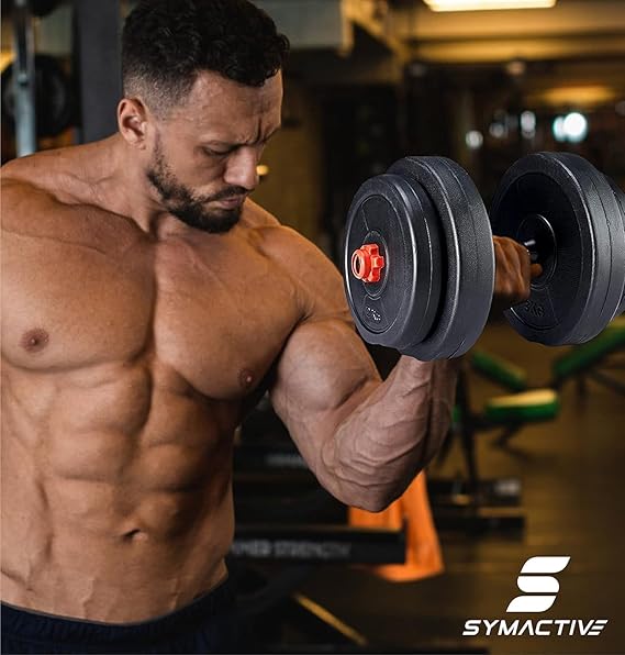 Indobat.in 20KG (2KG X 4 + 3KG X 4) Dumbbell Combo Set Adjustable Dumbbell (20 kg) - Image 6